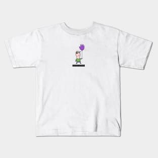 Partying postCOVID kid stage Kids T-Shirt